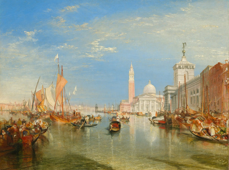 Venedig, Doganaen og San Giorgio Maggiore - J. M. W. Turner