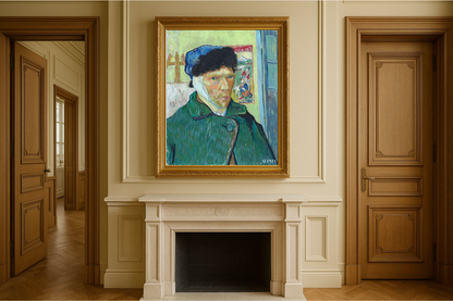🎨 Selvportræt med forbundet øre – Vincent van Gogh (1889)