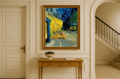 🖼️ Terrasse du café le soir – Vincent van Gogh (1888)