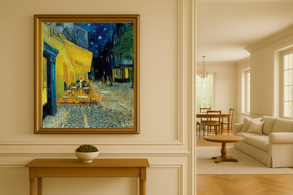 🖼️ Terrasse du café le soir – Vincent van Gogh (1888)
