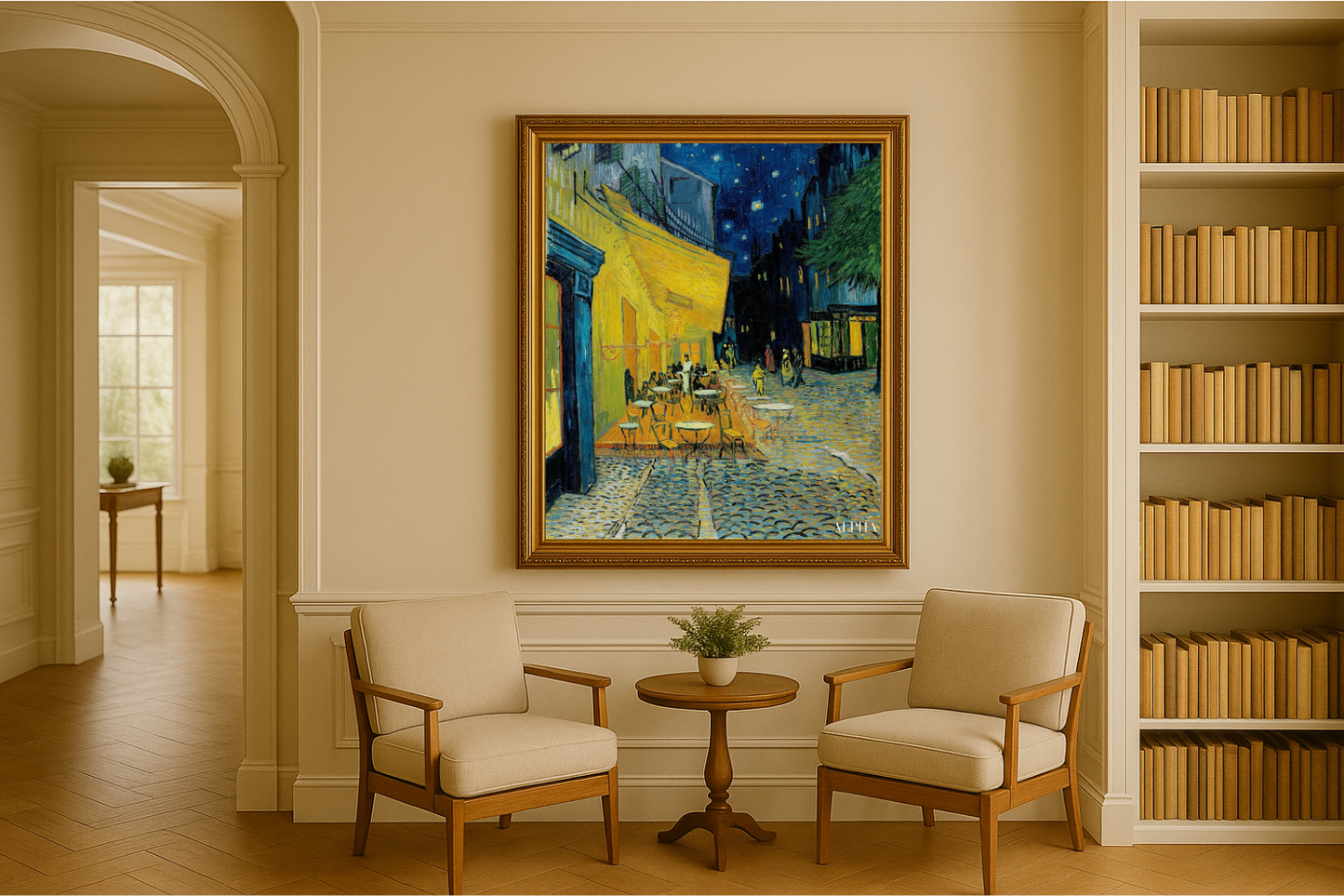 🖼️ Terrasse du café le soir – Vincent van Gogh (1888)