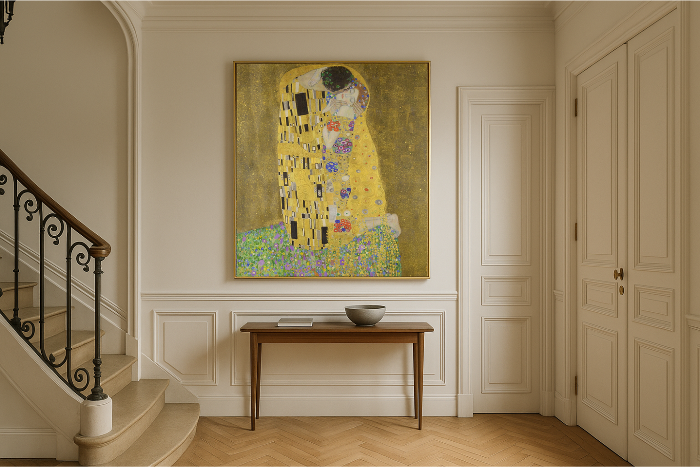 💛 Kyssen – Gustav Klimt (1907–1908)