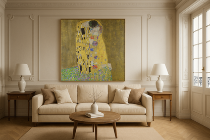 💛 Kyssen – Gustav Klimt (1907–1908)