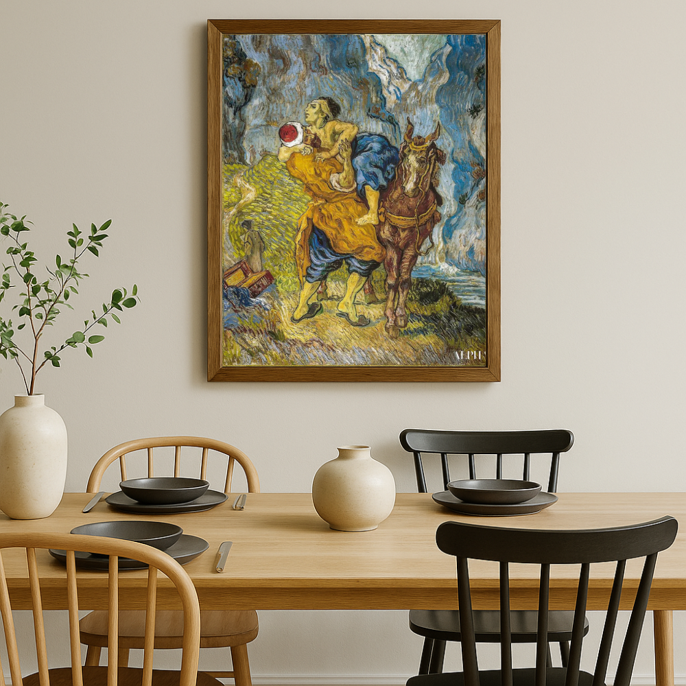 🤝 Den gode samaritaner (efter Delacroix) – Vincent van Gogh (1890)