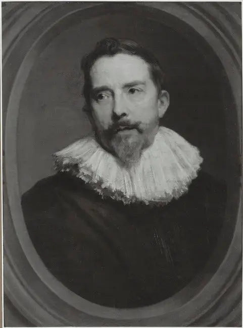 Portrait en buste d’un homme dans un ovale peint - Antoine van Dyck - Alpha Reproduction