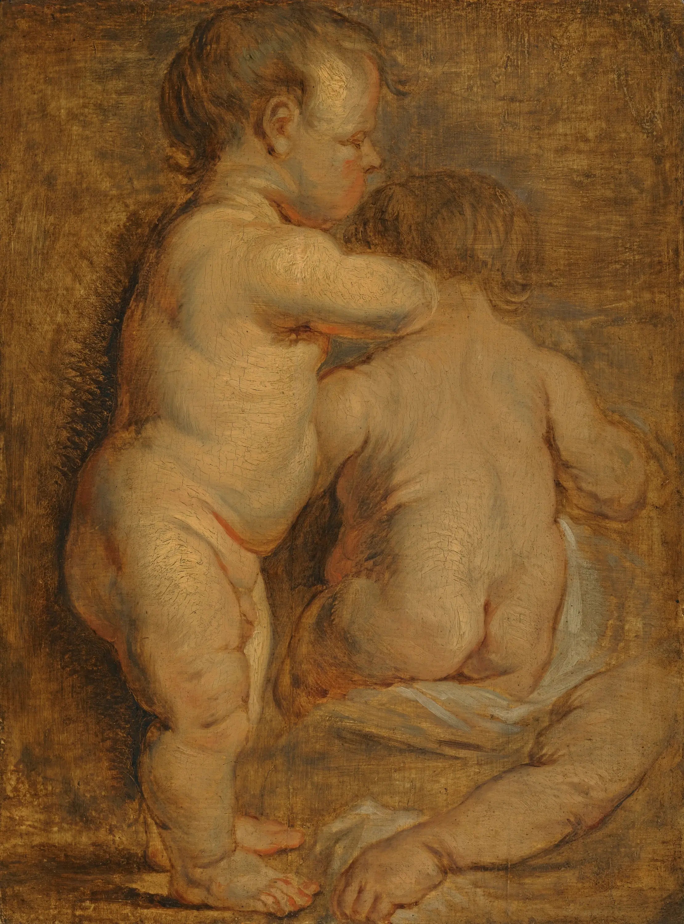Étude pour deux putti 1615-1618 - Antoine van Dyck - Alpha Reproduction