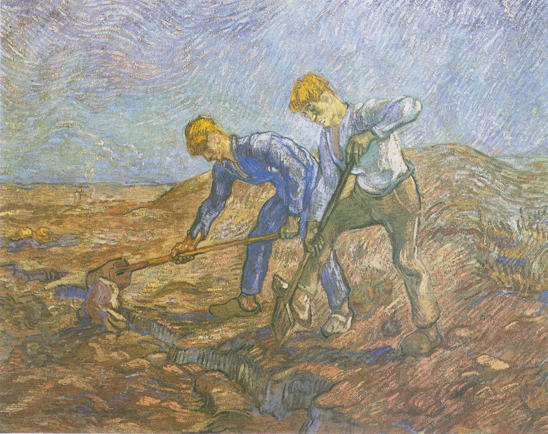 De gravearbejdere - Vincent van Gogh