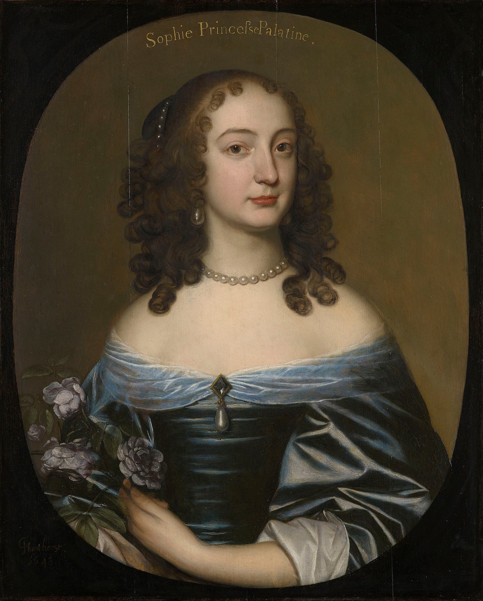 Princesse Sophie future duchesse de Brunswick-Lunebourg électrice de Hanovre (1630-1714) - Gerrit van Honthorst - Alpha