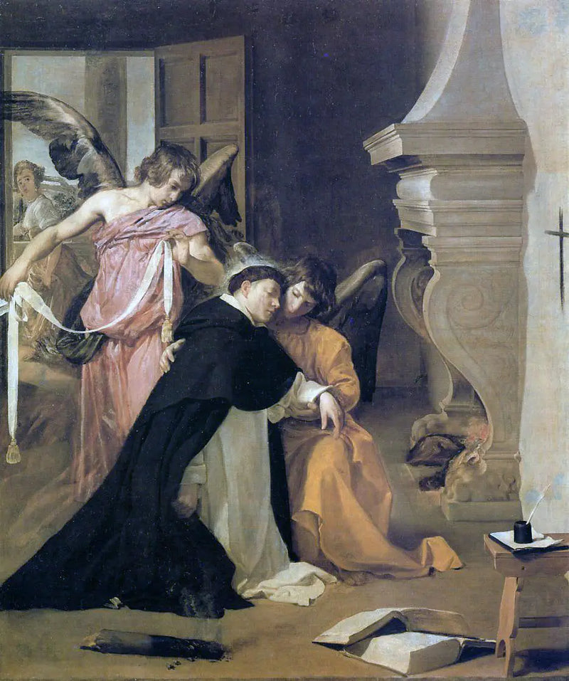 Fristelsen for Sankt Thomas Aquinas - Diego Velázquez