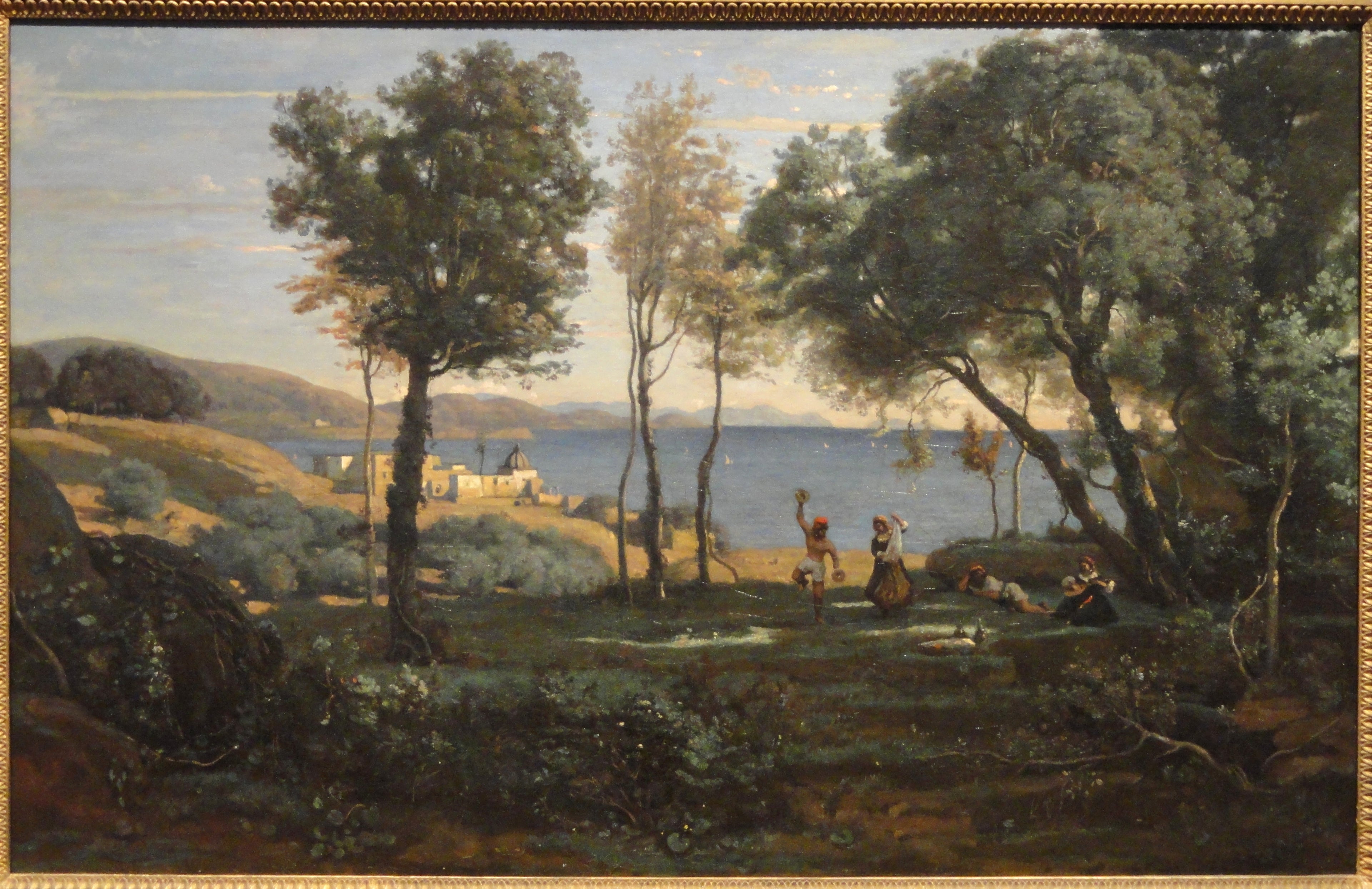 Site des environs de Naples - Jean-Baptiste Camille Corot