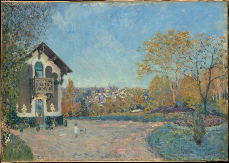 Udsigt over Marly-le-Roi fra Cœur-Volant - Alfred Sisley