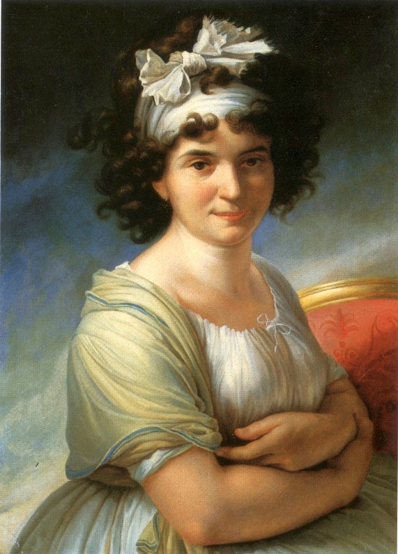 Portrait de la princesse Vlaminska (chanteuse Cotelini ?). - Élisabeth Vigée Le Brun