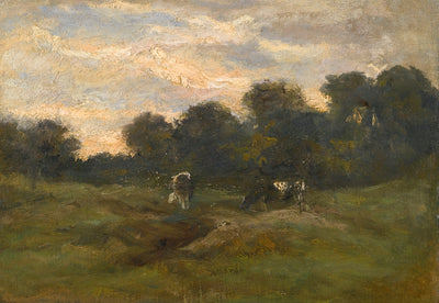 Prærie med køer - Vincent van Gogh