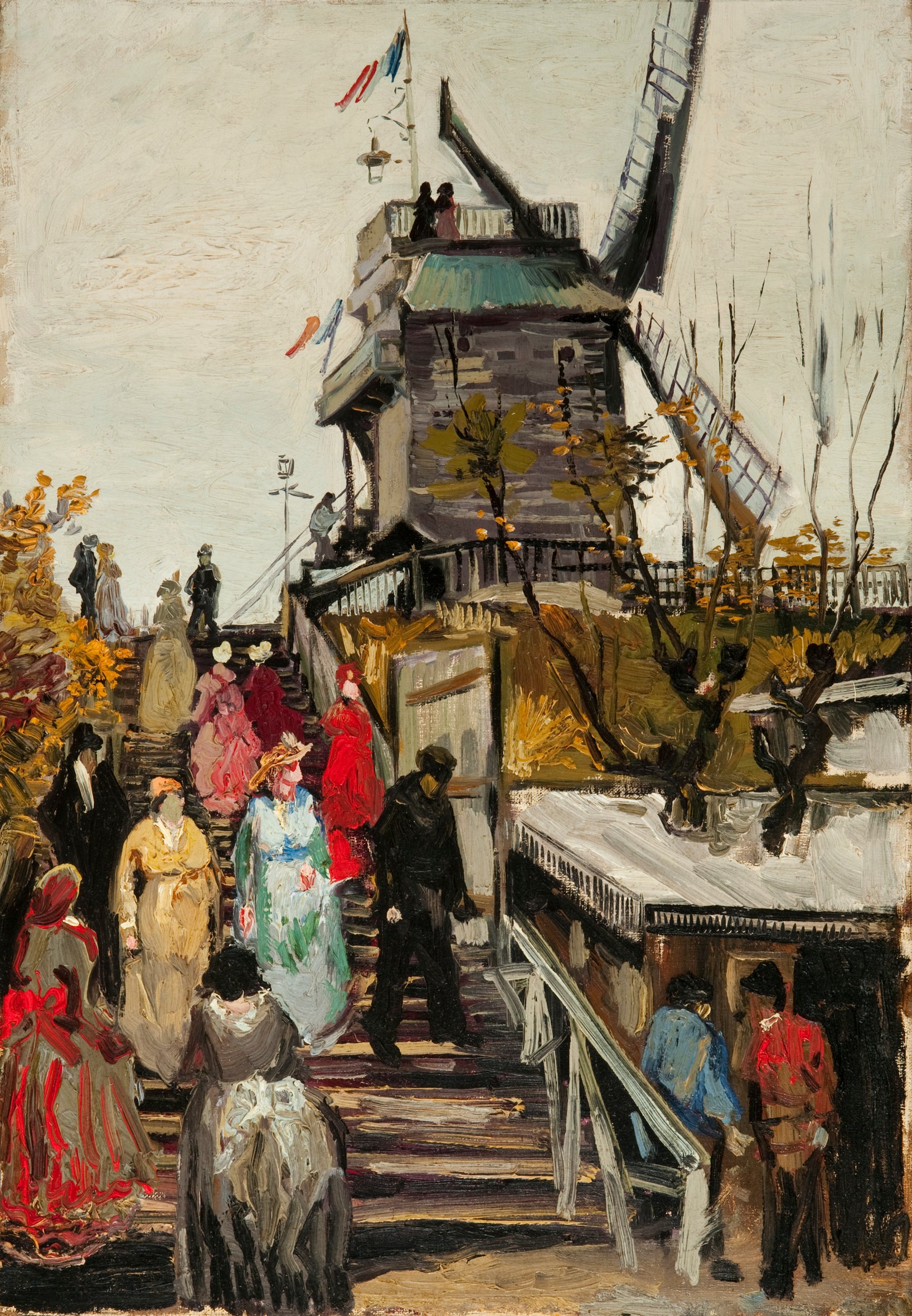 Reproduction du tableau « Moulin Le Blute-Fin - Vincent van Gogh » par Alpha Reproduction en peinture à l’huile