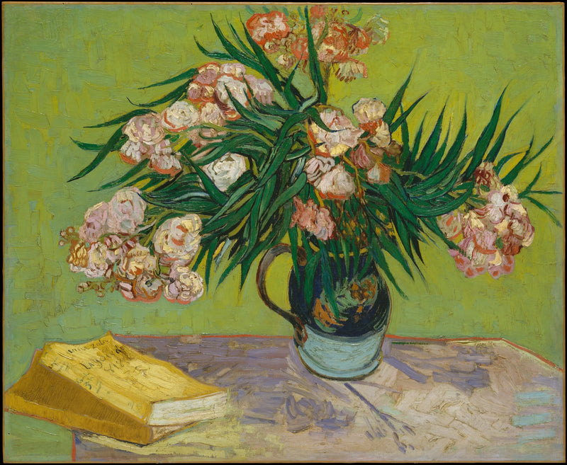 Vase med laurbærroser - Vincent van Gogh