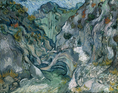 Reproduction du tableau « Ravin - Vincent van Gogh » par Alpha Reproduction en peinture à l’huile