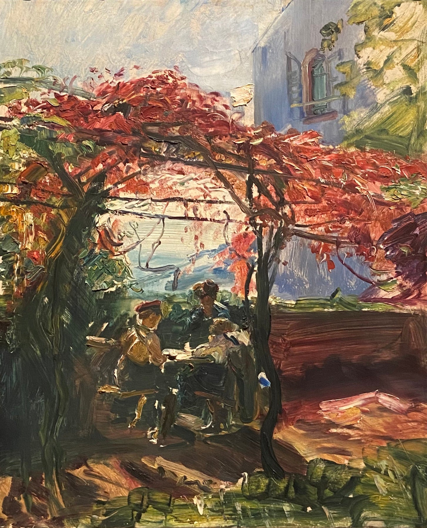 Vine Arbour in Neukastel - Max Slevogt