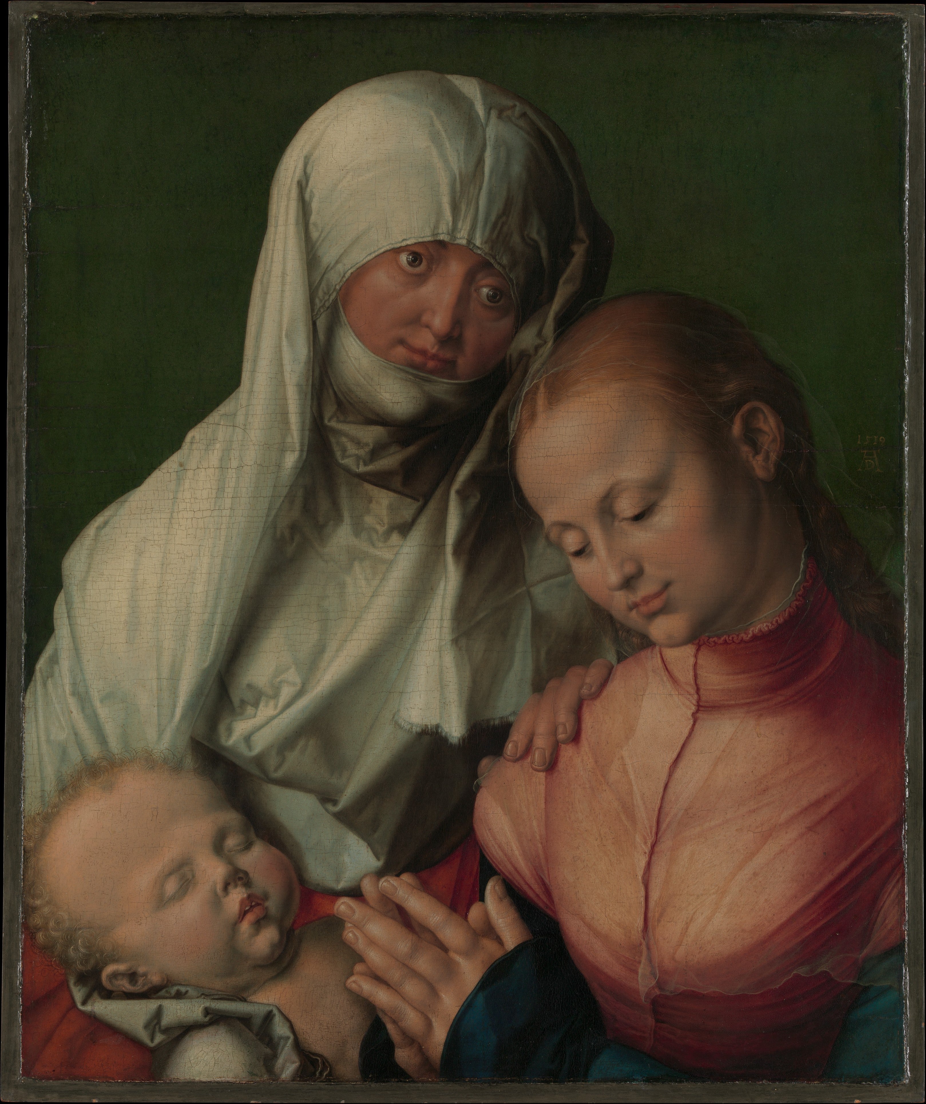 Jomfruen, Jesusbarnet og Sankt Anna - Albrecht Dürer