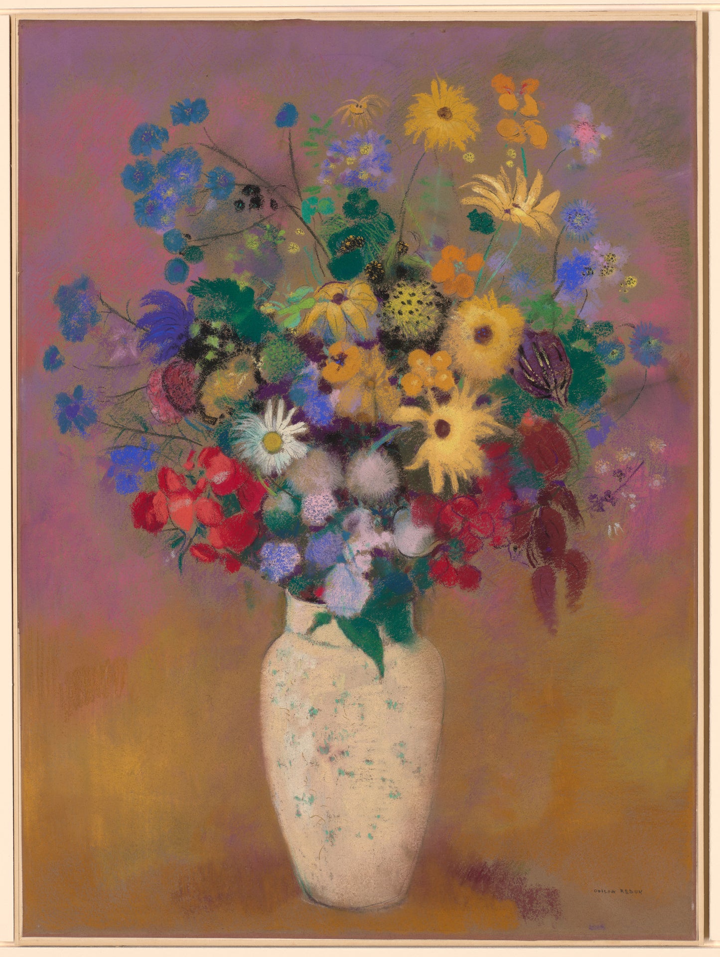 🌺 Blomster Vase – Odilon Redon