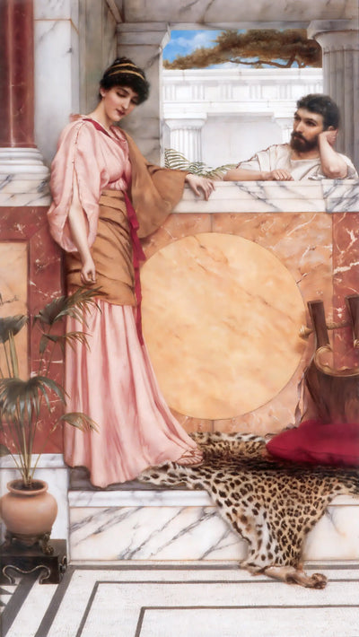 En attente d’une réponse - John William Godward - Alpha Reproduction