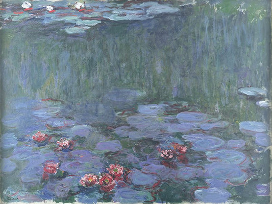 💠 Nymfeas med dybe refleksioner – Claude Monet (ca. 1914–1917)