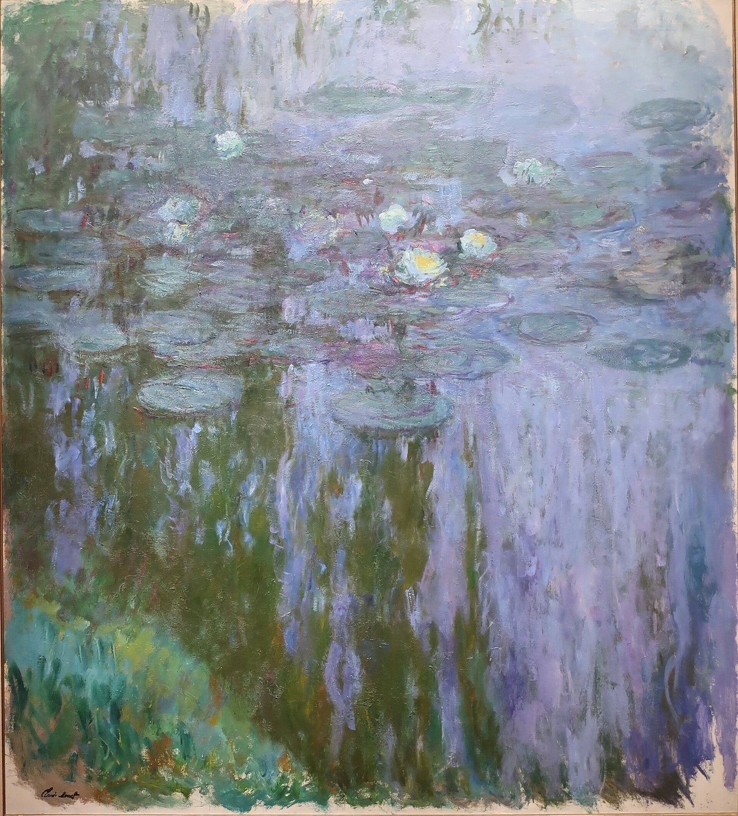🌿 Nymfeas – Grønne og Lilla Reflekser