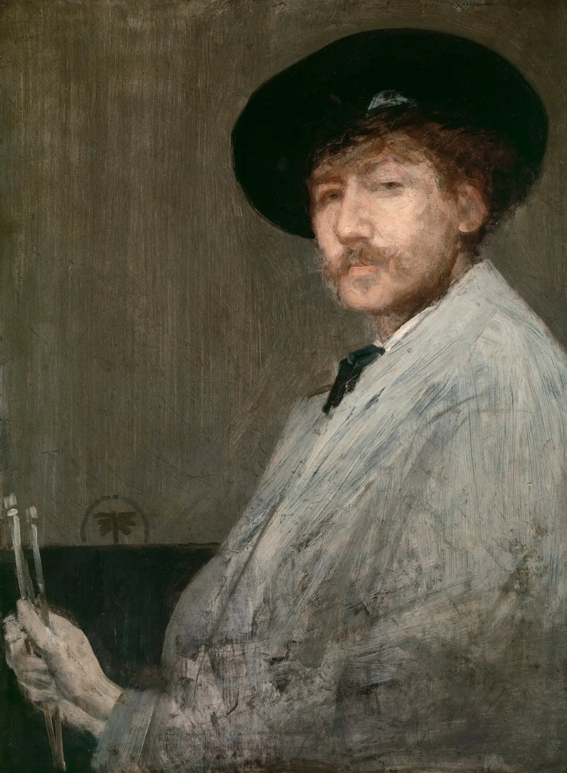 Arrangement i grå: portræt af maleren - James Abbott McNeill Whistler