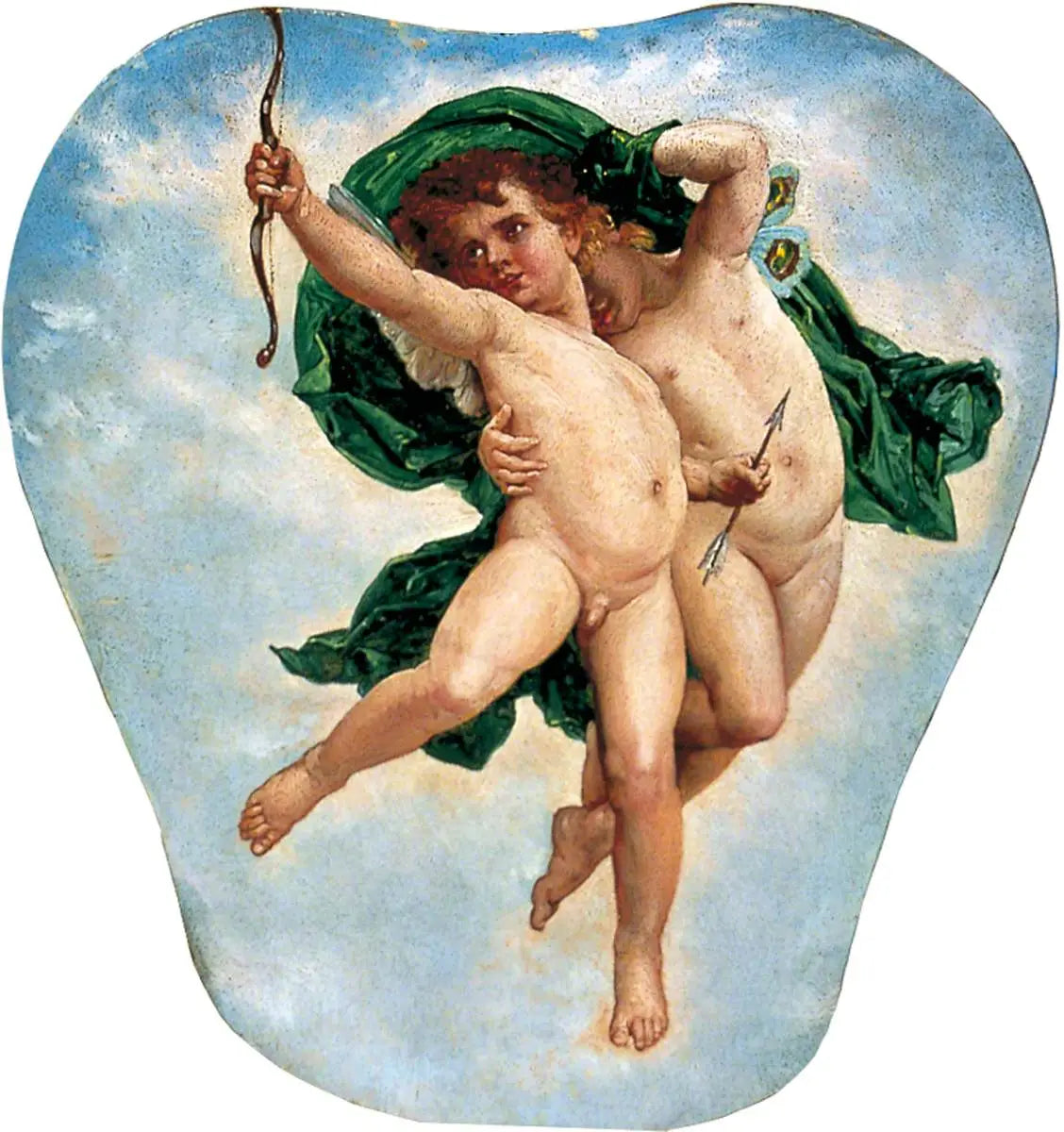 Reproduction du tableau « L'Amour Vainqueur (Cupidon Victorieux) - Bouguereau » par Alpha Reproduction en peinture à l’huile