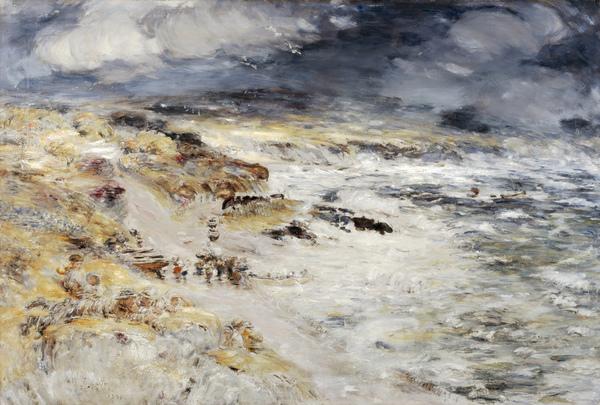 La Tempête, William McTaggart, 1890, peinture à l’huile