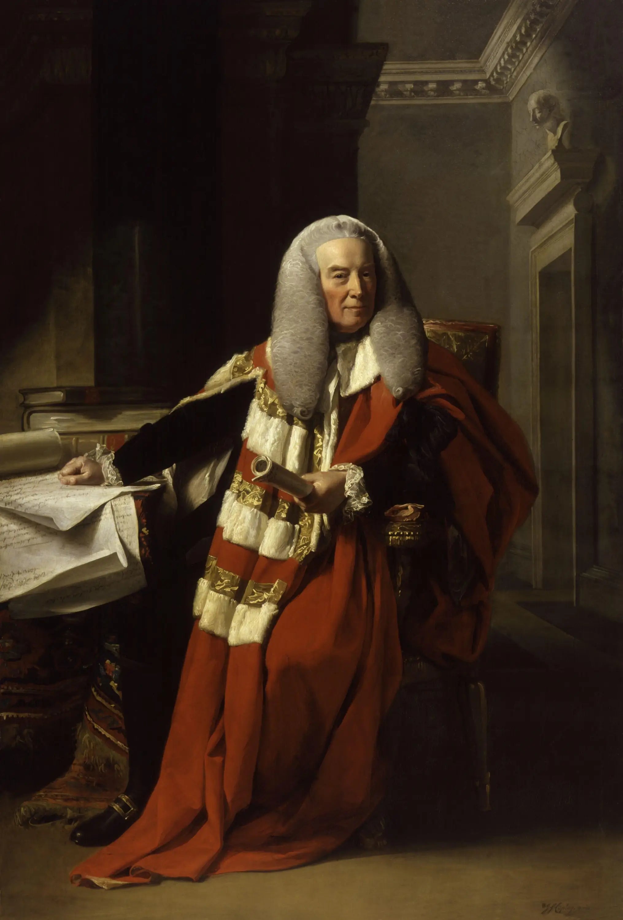 William Murray 1er comte de Mansfield - John Singleton Copley - Alpha Reproduction