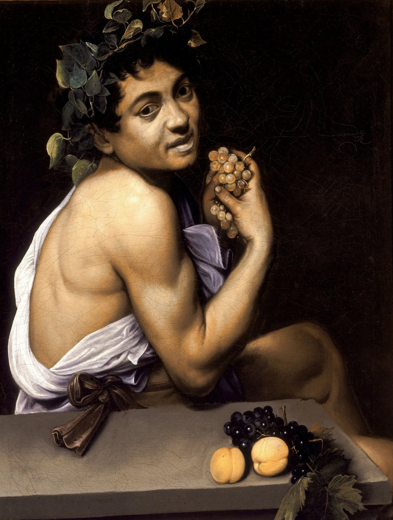 Den lille Bacchus syg - Le Caravage
