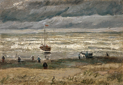 Vue sur la mer à Scheveningen - Vincent van Gogh