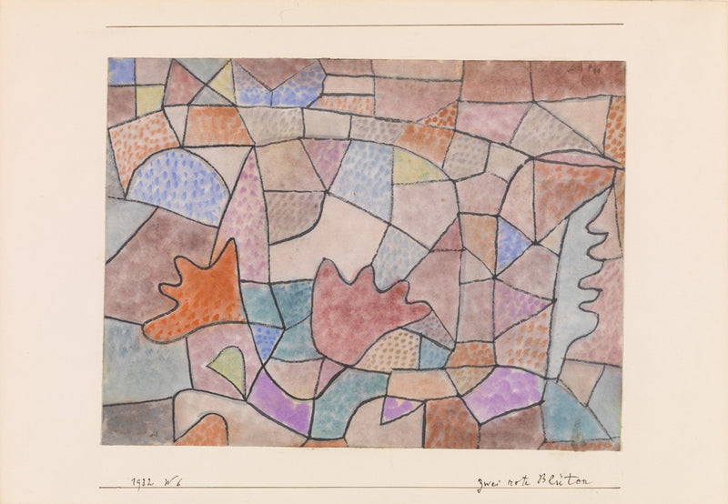 Two Red Flowers - Paul Klee