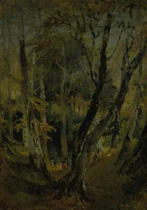A Beech Wood with Gypsies seated in the Distance - J. M. W. Turner image 1 tableau peint à l’huile sur toile