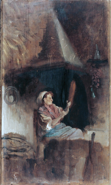 Ved siden af pejsen - Giuseppe De Nittis
