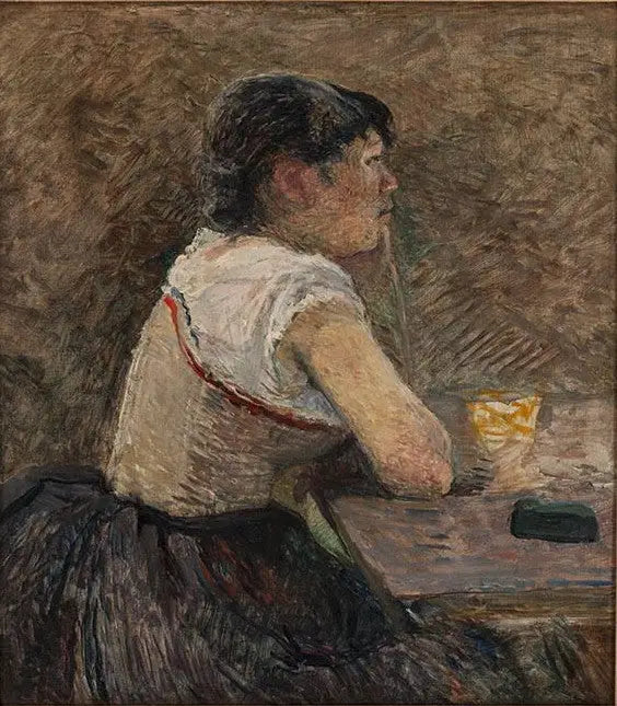 I Grenelle, absintdrikker - Henri de Toulouse-Lautrec
