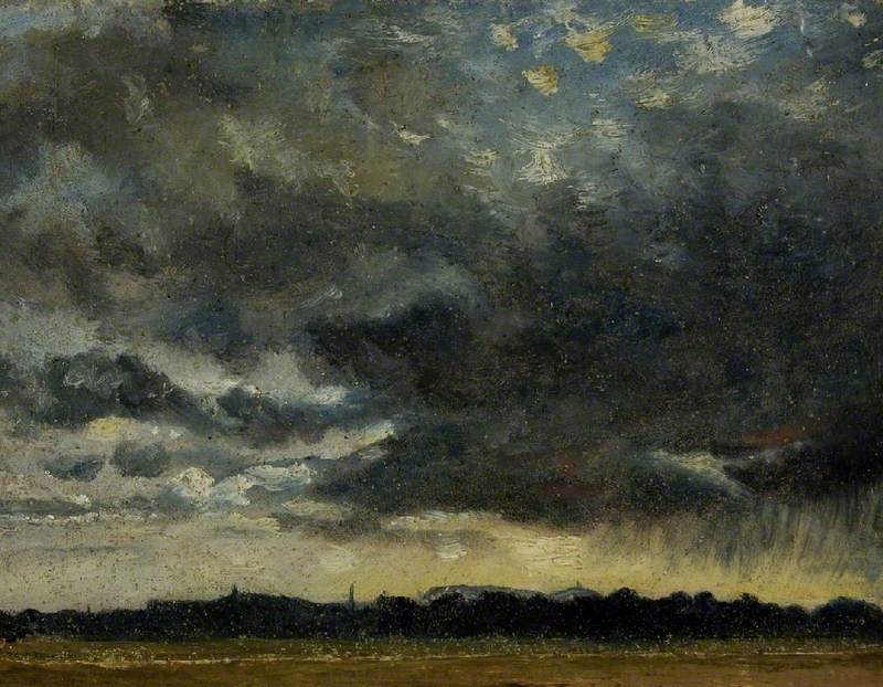 I Hampstead, med udsigt over Harrow - John Constable