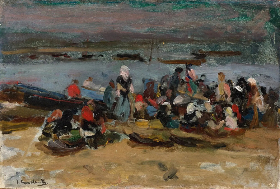 Ved udmundingen, Asturien - Joaquín Sorolla