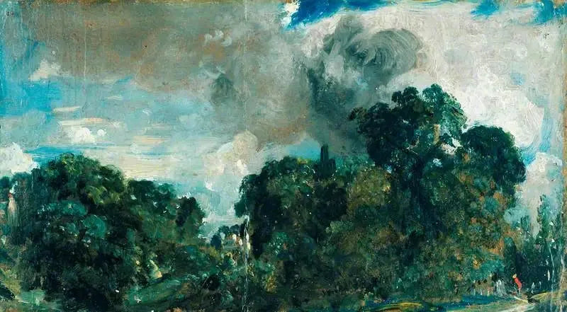 À l'orée d'un bois - John Constable image 1 reproduction artisanale de tableau