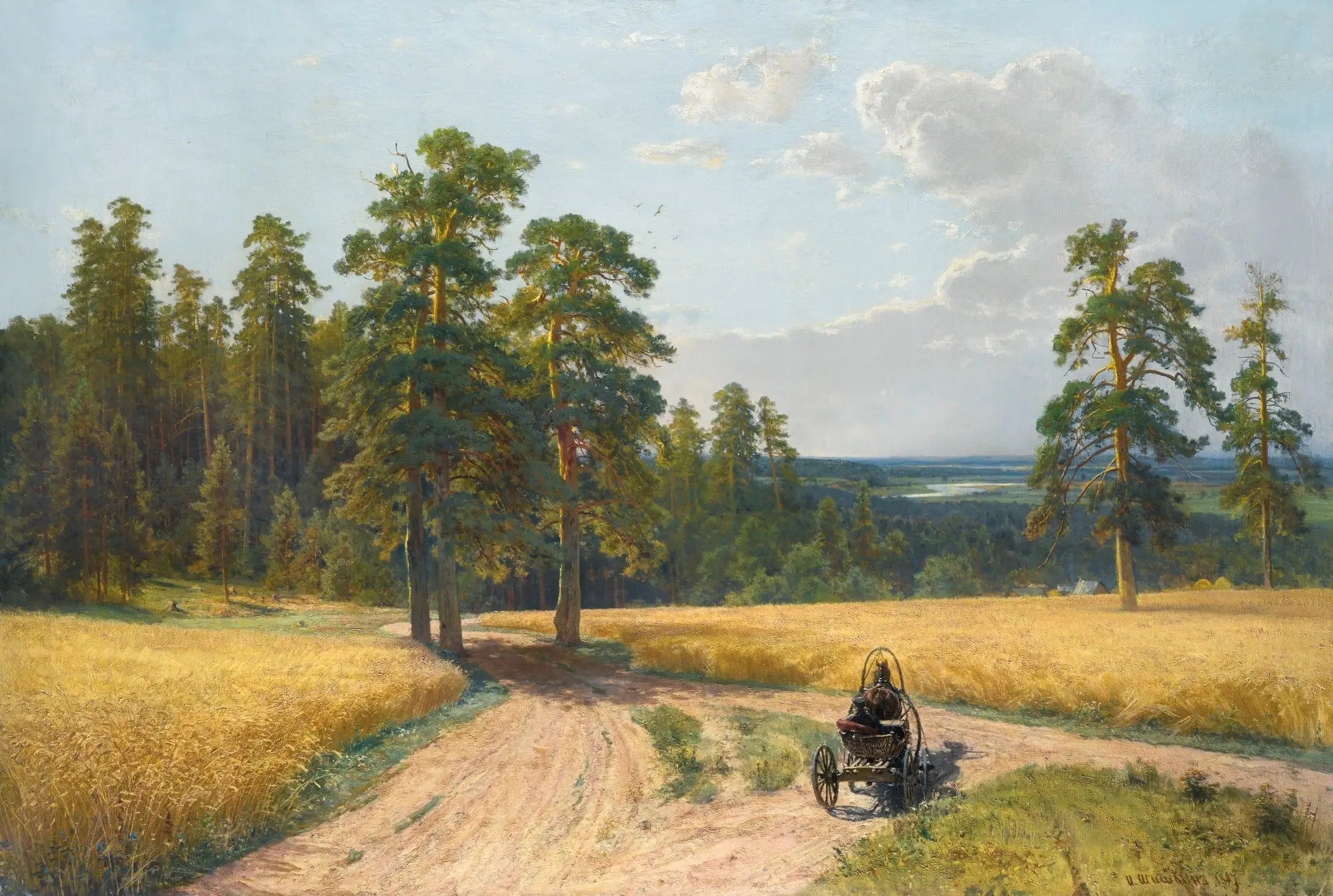 À l’orée de la forêt de pins - Ivan Chichkine - Alpha Reproduction