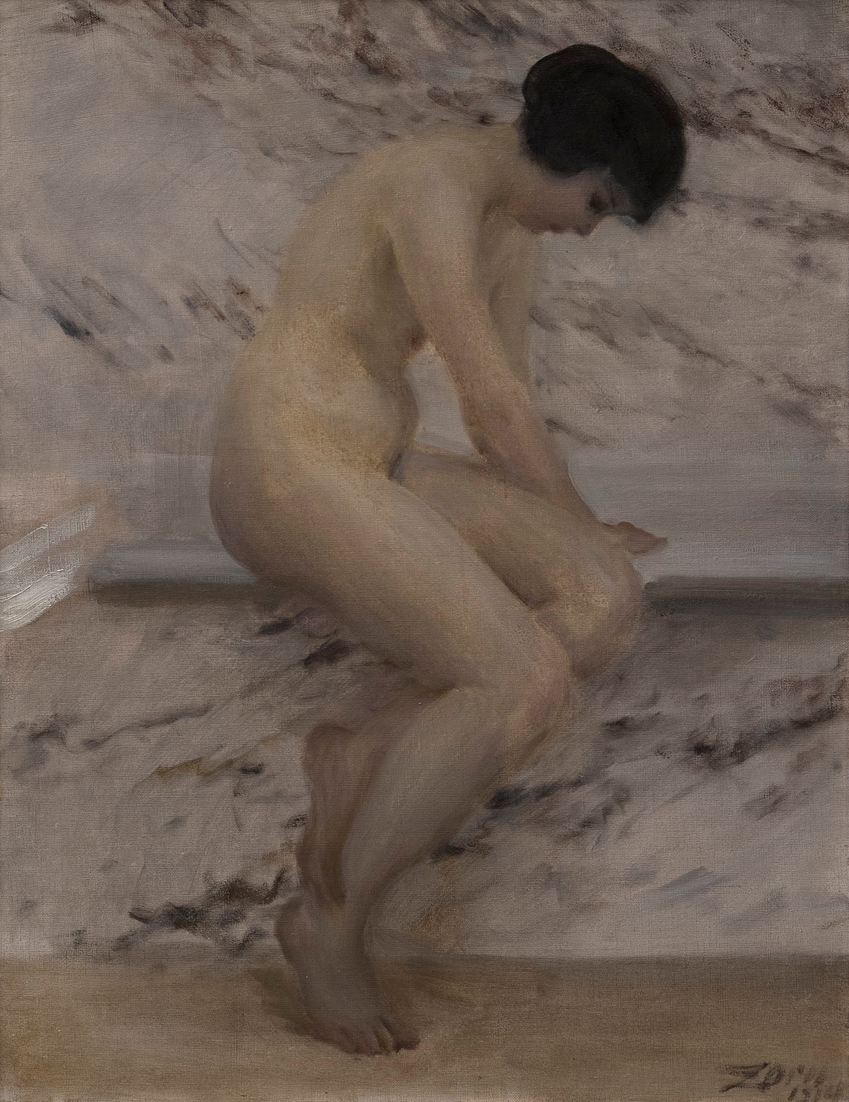 Ved badekarret - Anders Zorn