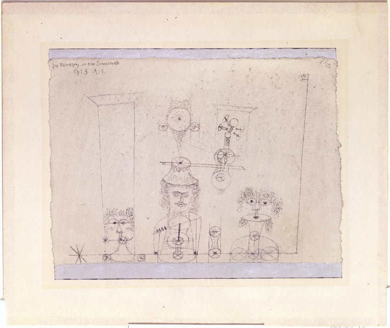 Til minde om en helt kvindelig gruppe - Paul Klee
