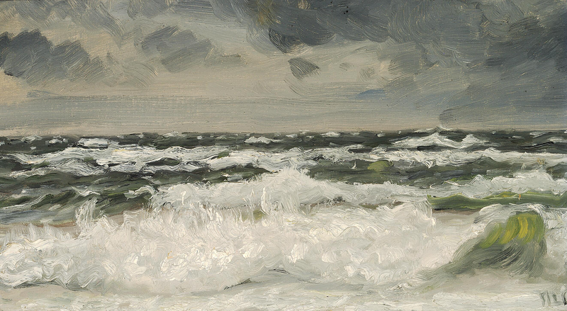 Ved Skagen strand. -Michael Peter Ancher