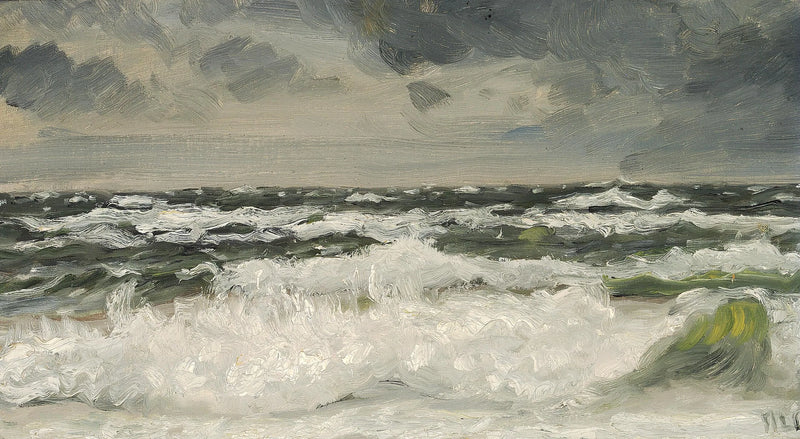 Ved Skagen strand. -Michael Peter Ancher