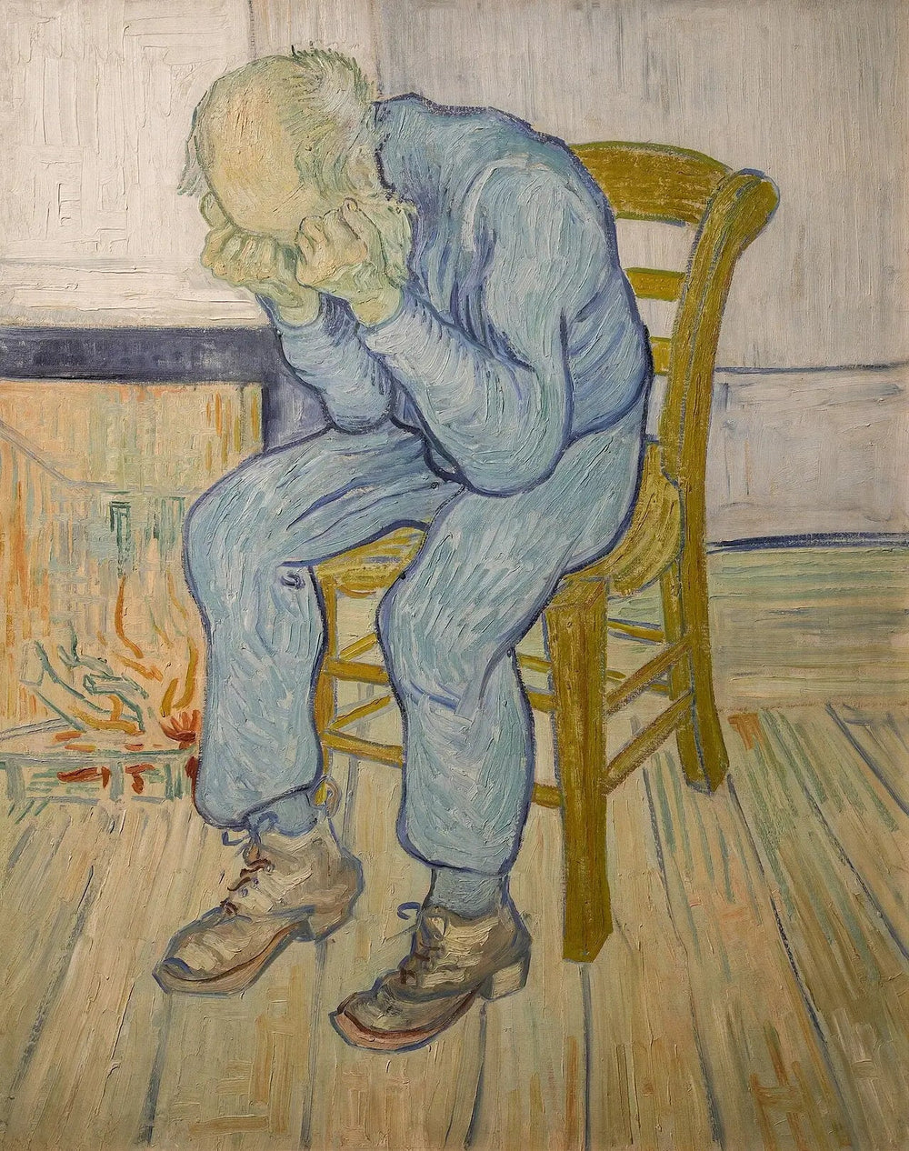 À la porte de l'éternité - Vincent van Gogh image 1 reproduction de peinture à l’huile