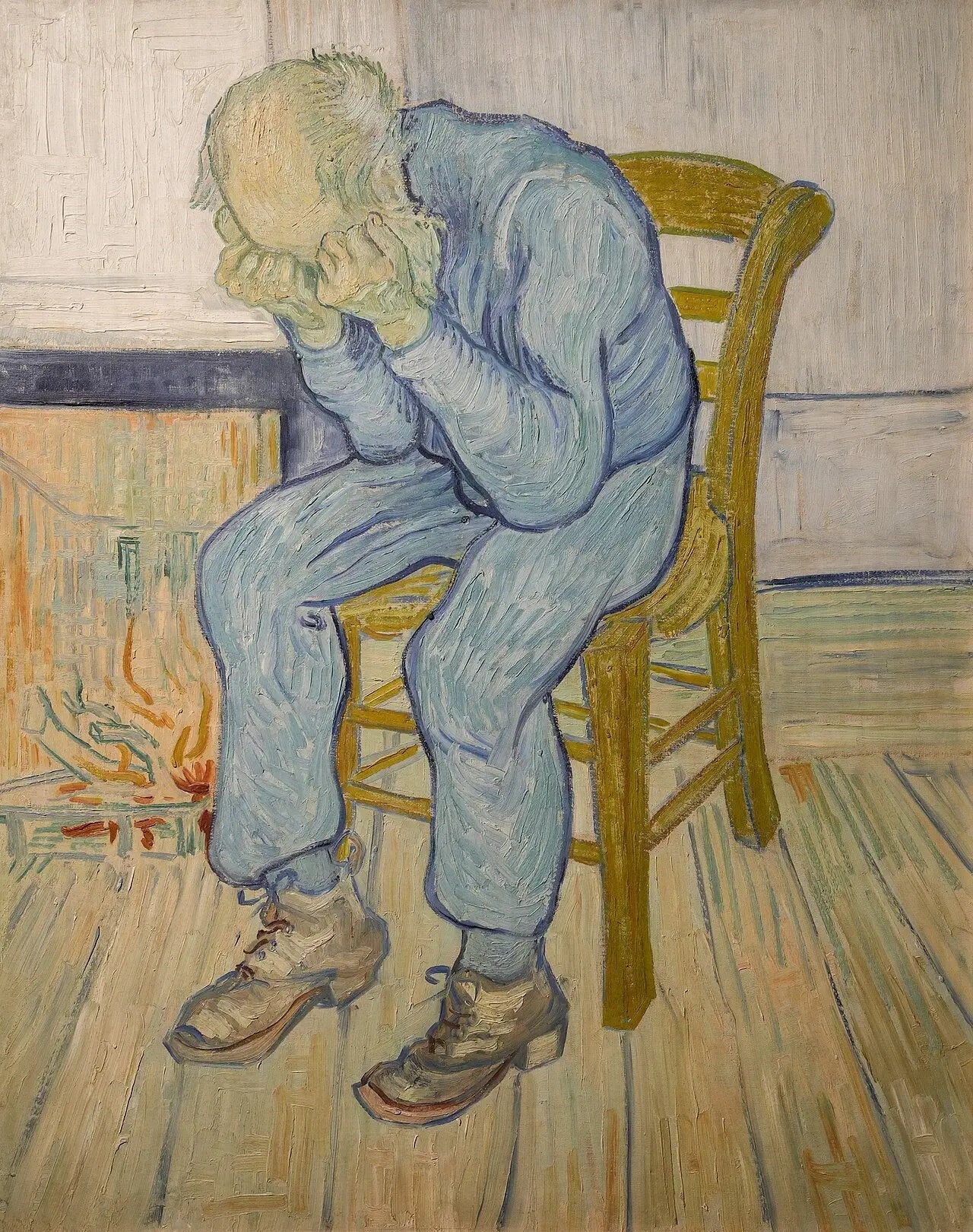 À la porte de l'éternité - Vincent van Gogh image 1 reproduction de peinture à l’huile