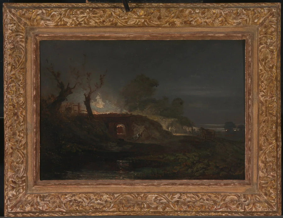 En kalkovn, muligvis ved Briton Ferry i Sydwales - J. M. W. Turner