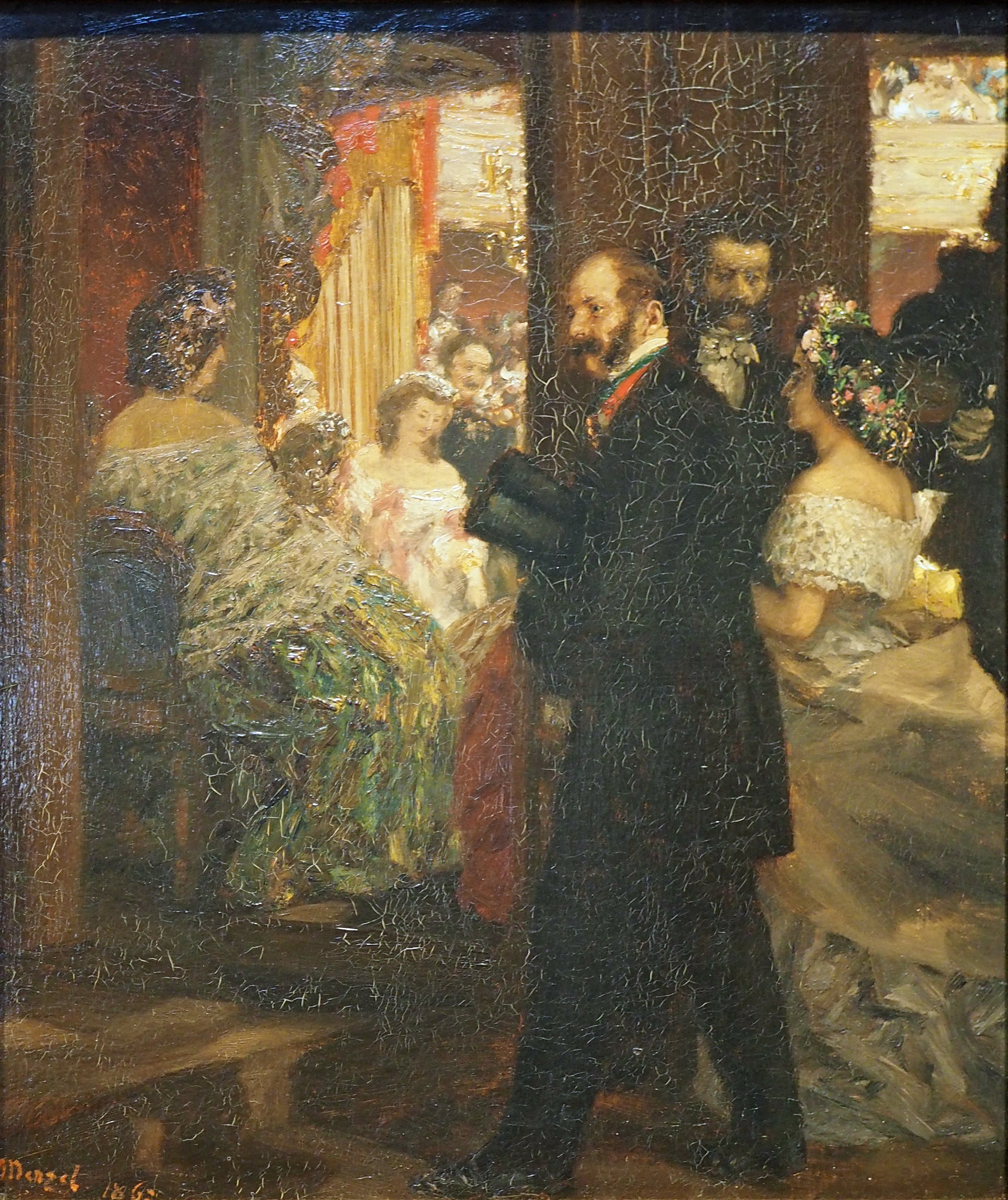 På Operaen - Adolph von Menzel