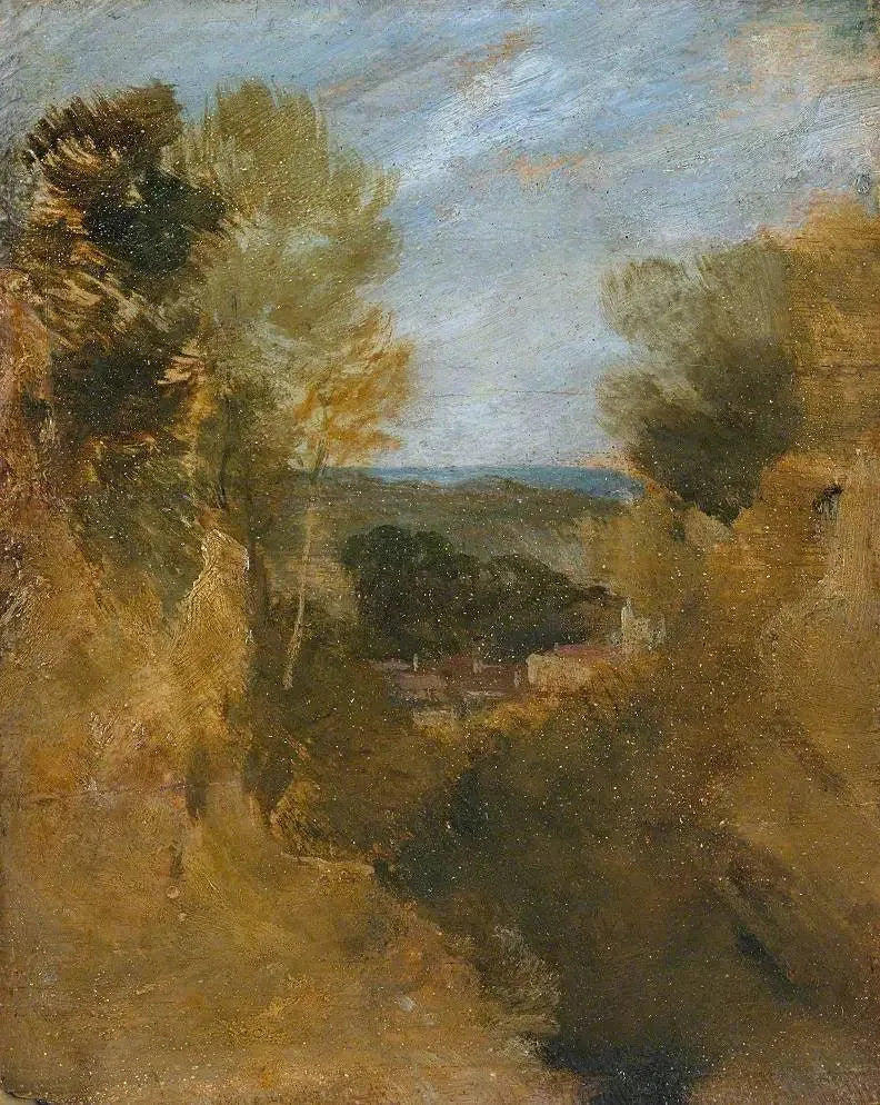 En smal dal - J. M. W. Turner