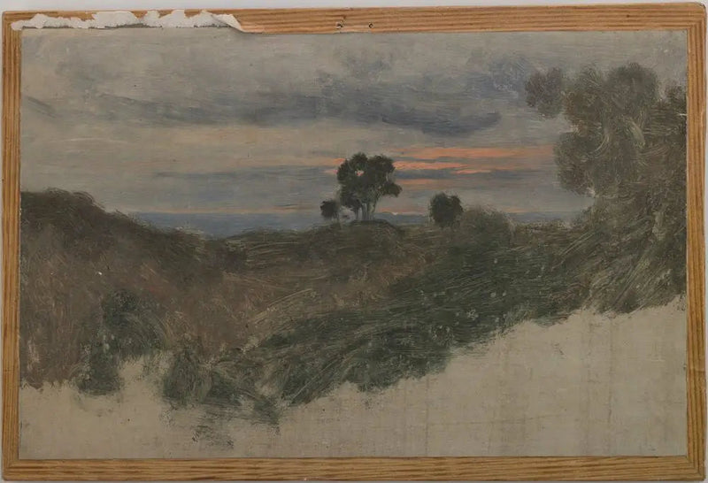 Til Olevano nær Rom - Jean-Baptiste Camille Corot